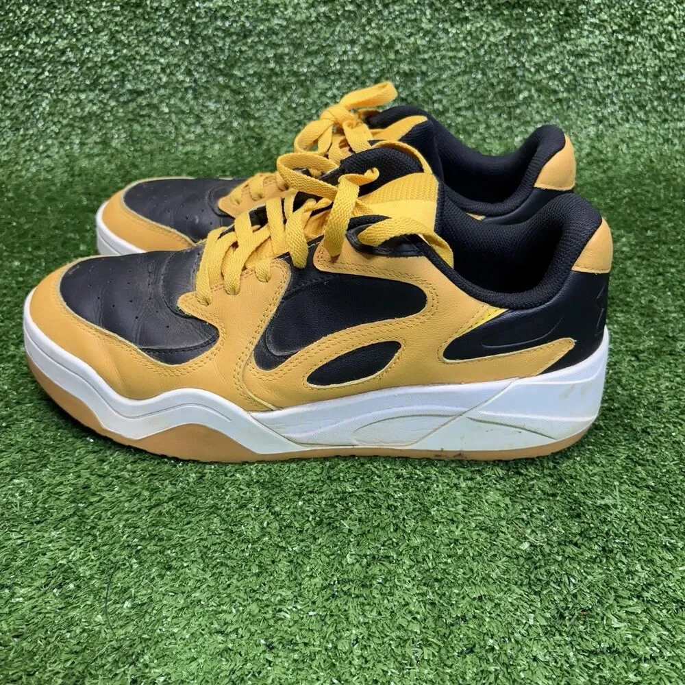 Under Armour Court Anatomix Casual Sneakers Mens Size 11 Black Yellow Shoes